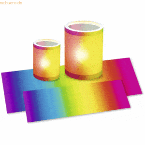 Ludwig Bähr Laternenzuschnitte Regenbogen Transparentpapier 115g/qm 15