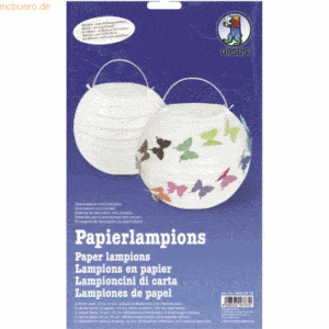 Ludwig Bähr Papierlampinion Mini Durchmesser 15cm weiß VE=4 Stück