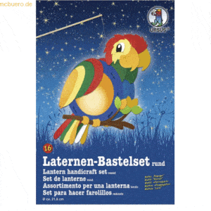 Ludwig Bähr Laternen-Bastelset 16 'Papagei'