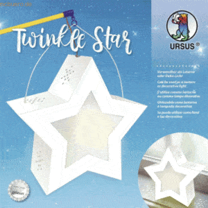 Ludwig Bähr Laternen-Bastelset Twinkle Star 300g/qm 19