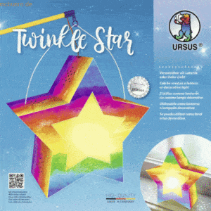 Ludwig Bähr Laternen-Bastelset Twinkle Star 300g/qm 19