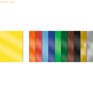 25 x Ludwig Bähr Glanzpapier-Heft gummiert 80g/qm 20x30cm VE=12 Farben