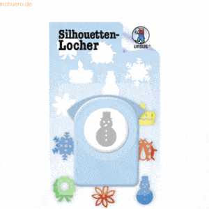 Ludwig Bähr Silhouetten-Locher klein Schneemann