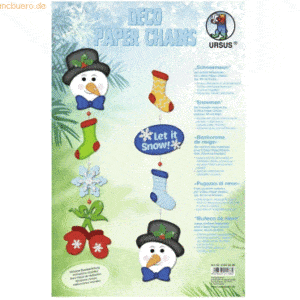 Ludwig Bähr Deco Paper Chains Schneemann