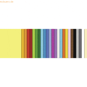 Ludwig Bähr Tonpapier 130g/qm A4 VE=500 Blatt 25 Farben sortiert
