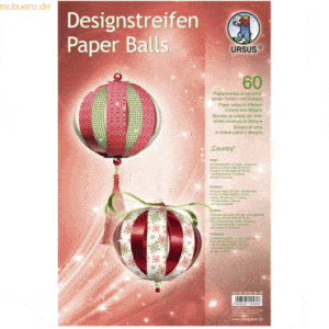 Ludwig Bähr Bastelset Designstreifen Paper Balls Country
