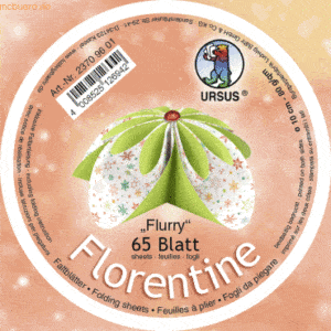 Ludwig Bähr Faltblätter Florentine Flurry 10cm