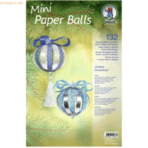 Ludwig Bähr Bastelset Mini Paper Balls Festive Ornaments