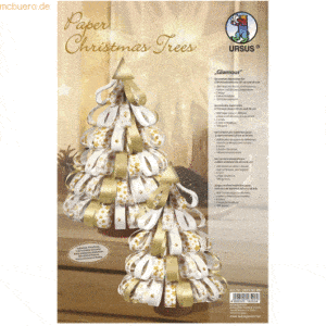 Ludwig Bähr Bastelset Paper Christmas Trees Glamour