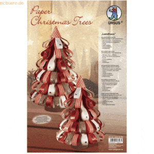 Ludwig Bähr Bastelset Paper Christmas Trees Landhaus