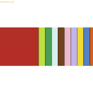 Ludwig Bähr Faltblätter Intensiv 10x15cm VE=100 Blatt 10 Farben sortie