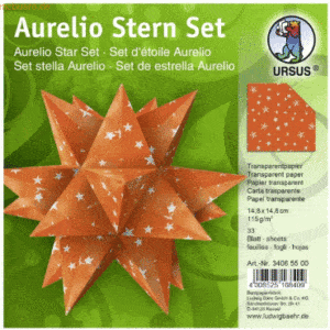 Ludwig Bähr Faltblätter Aurelio Stern Silver Stars 115g/qm 14