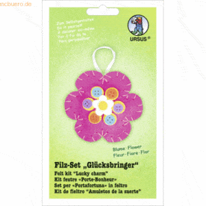 Ludwig Bähr Filz-Set Glücksbringer Blume