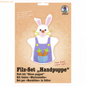 Ludwig Bähr Filz-Set Handpuppe Hase