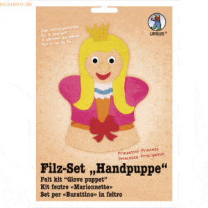 Ludwig Bähr Filz-Set Handpuppe Prinzessin