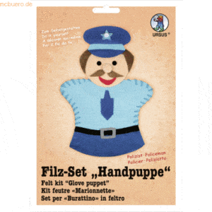 Ludwig Bähr Filz-Set Handpuppe Polizist