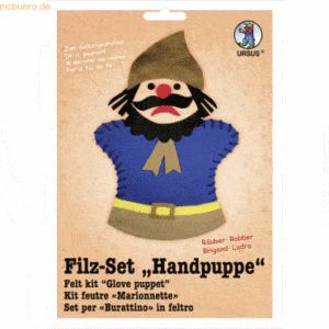 Ludwig Bähr Filz-Set Handpuppe Räuber