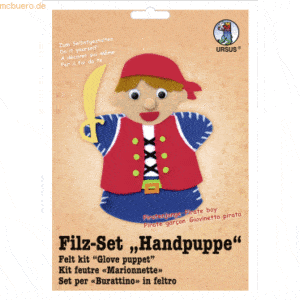 Ludwig Bähr Filz-Set Handpuppe Piratenjunge