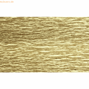 10 x Ludwig Bähr Bastelkrepp 250x50cm gold