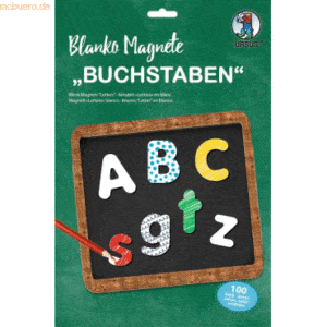 Ludwig Bähr Magnete Buchstaben blanko VE=3 Bögen A4