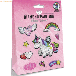 5 x Ludwig Bähr Diamond Painting Sticker 'Unicorn'