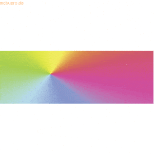 Ludwig Bähr Transparentpapier 115g/qm A4 VE=25 Blatt Regenbogen Kegel