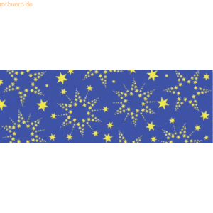 Ludwig Bähr Transparentpapier 115g/qm A4 VE=25 Blatt Sternenglanz blau