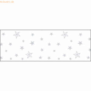 Ludwig Bähr Transparentpapier 115g/qm A4 VE=25 Blatt Silver Stars weiß