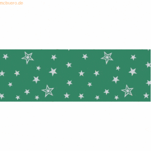 Ludwig Bähr Transparentpapier 115g/qm A4 VE=25 Blatt Silver Stars grün