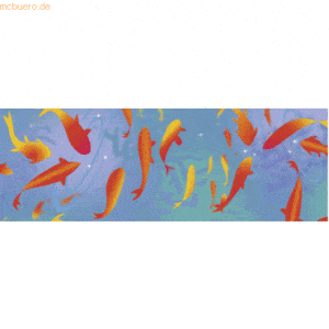 5 x Ludwig Bähr Transparentpapier Rolle 115g/qm 50x61cm Fauna Koi