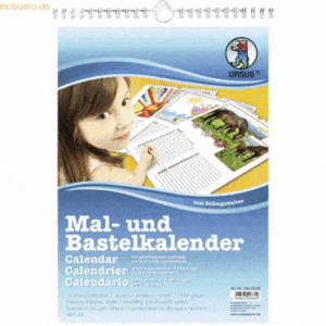 10 x Ludwig Bähr Mal- und Batelkalender A4 weiß