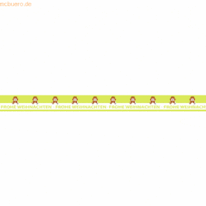 5 x Ludwig Bähr Masking Tape 15mmx10m Schneemann