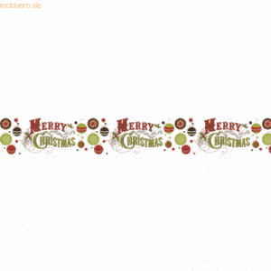 5 x Ludwig Bähr Masking Tape 30mmx10m Merry Christmas