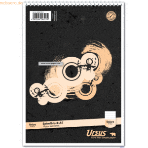 Ursus Spiral-Notizblock A5 70g/qm 40 Blatt liniert