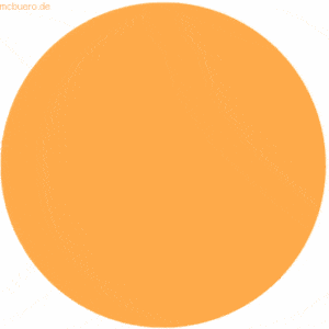 25 x Ludwig Bähr Leuchtkarton Kreise 380g/qm 18cm leuchtorange