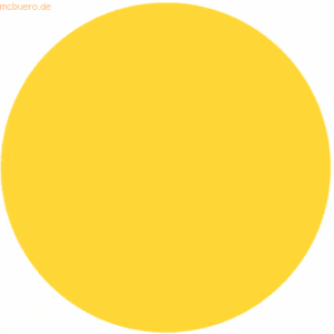 25 x Ludwig Bähr Leuchtkarton Kreise 380g/qm 12cm leuchtgoldgelb