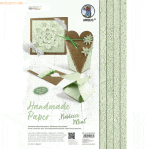 Ludwig Bähr Naturpapier handmade Noblesse 200g/qm 23x33cm VE=8 Blatt m