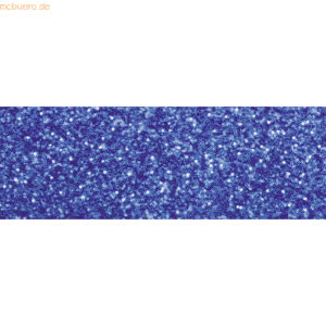 Ludwig Bähr Glitterkarton 330g/qm A4 VE=10 Blatt königsblau