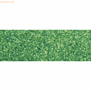 Ludwig Bähr Glitterkarton 330g/qm A4 VE=10 Blatt grasgrün