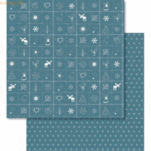 Ludwig Bähr Scrapbook Paper Country Christmas12x12 Zoll VE=25 Blatt pe