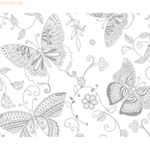Ludwig Bähr Zauberpapier 250g/qm VE=10 Blatt 23x33cm Schmetterlinge