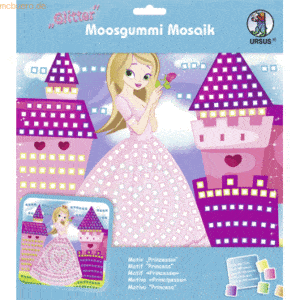 Ludwig Bähr Moosgummi Mosaik Glitter Prinzessin