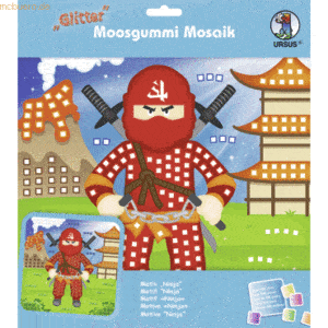 Ludwig Bähr Moosgummi Mosaik Glitter Ninja