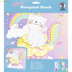 Ludwig Bähr Moosgummi Mosaik Glitter Kittycorn