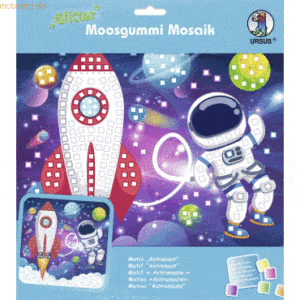 Ludwig Bähr Moosgummi Mosaik Glitter Astronaut