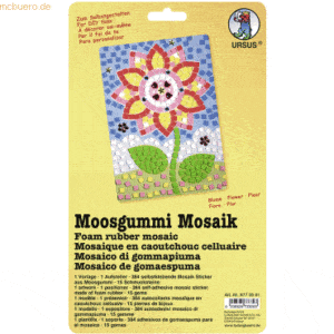 Ludwig Bähr Moosgummi Mosaik Blume