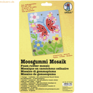 Ludwig Bähr Moosgummi Mosaik Schmetterling