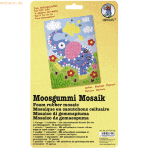 Ludwig Bähr Moosgummi Mosaik Elefant