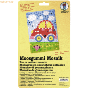 Ludwig Bähr Moosgummi Mosaik Auto