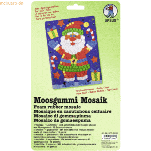Ludwig Bähr Moosgummi Mosaik Weihnachtsmann